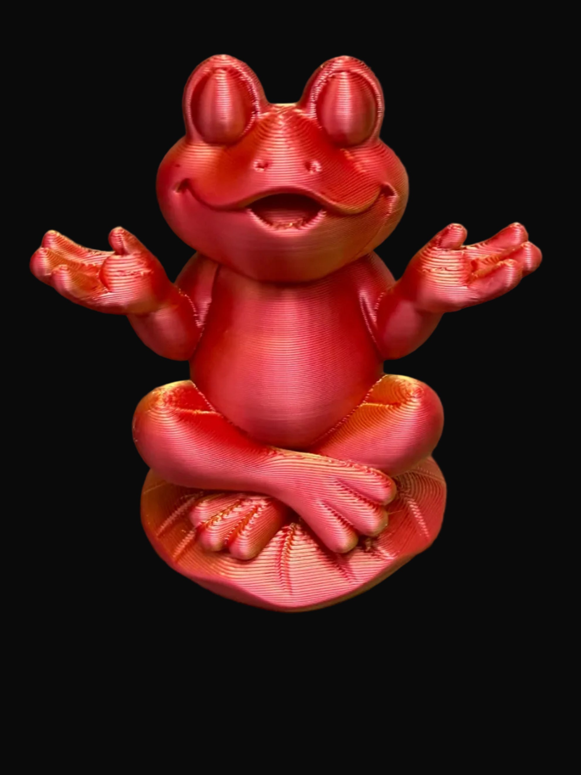 Frog Meditating Figurine