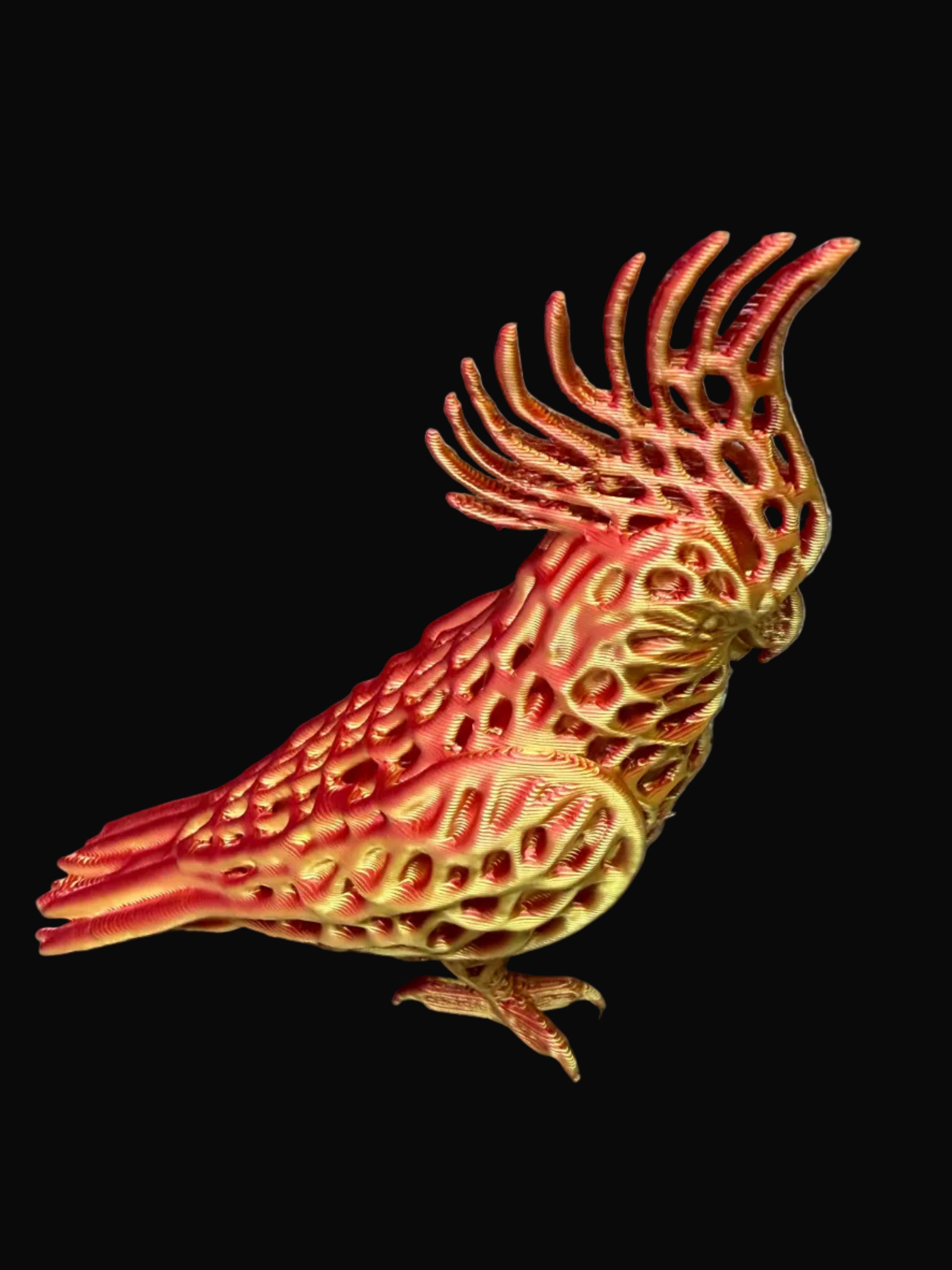 Cockatiel figurine