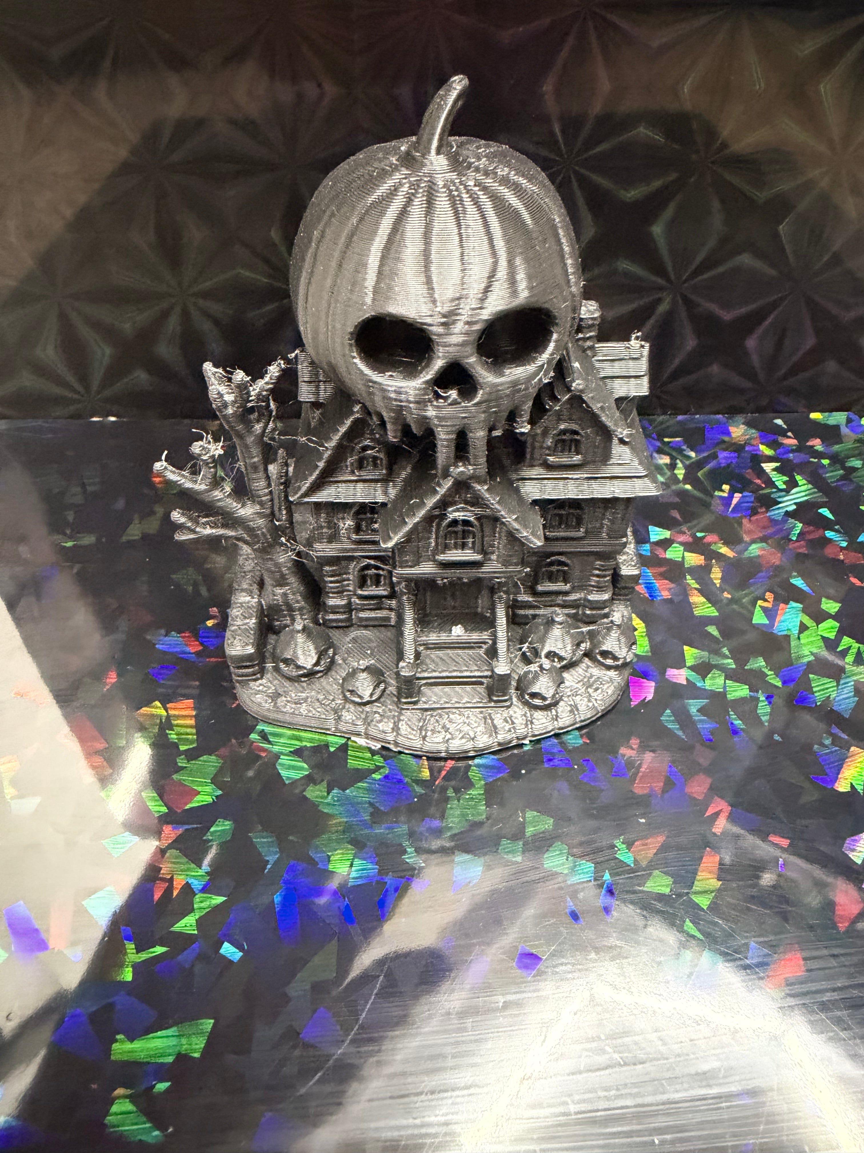 Skull Pumpkin Mini House